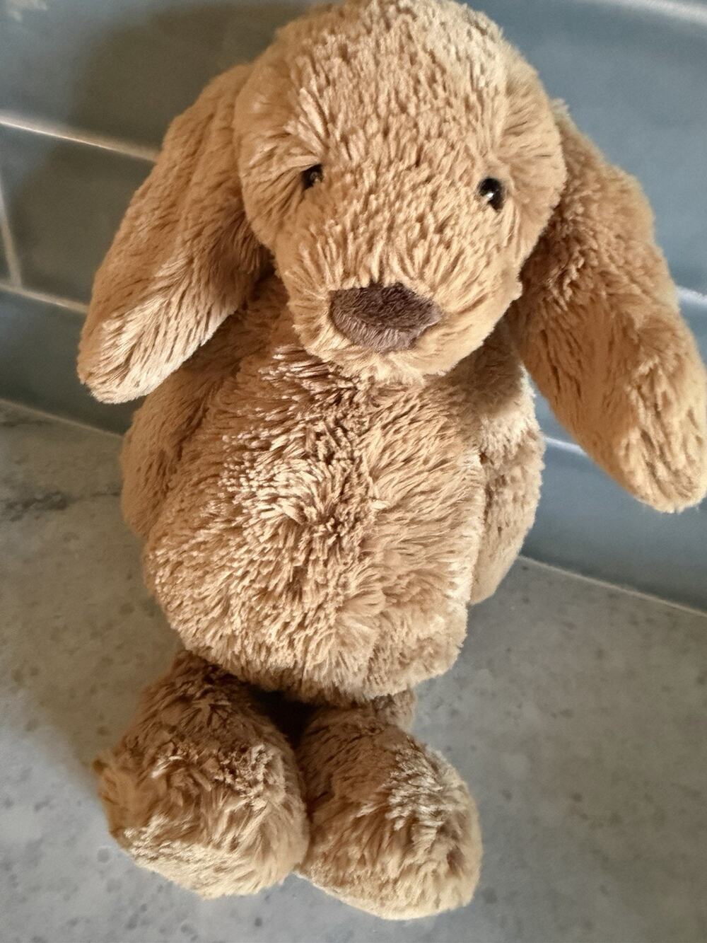 Jellycat Light Brown Tan Puppy Dog Stuffed Animal Plush Toy 12”